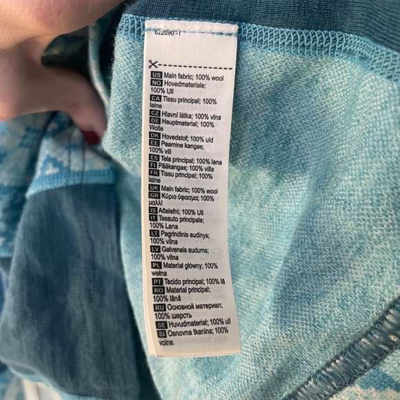 Kari Traa Rose Merino Wool Half-Zip Baselayer Hoodie (Small) EUC - Picture 4 of 4